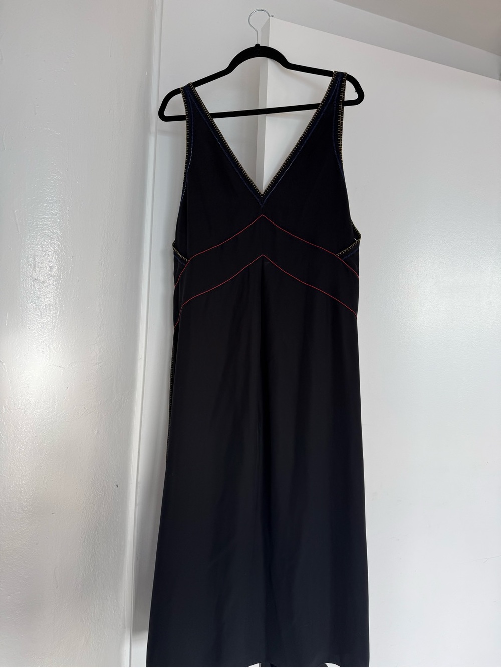 rag & bone Black Dress with Contrast Stitching